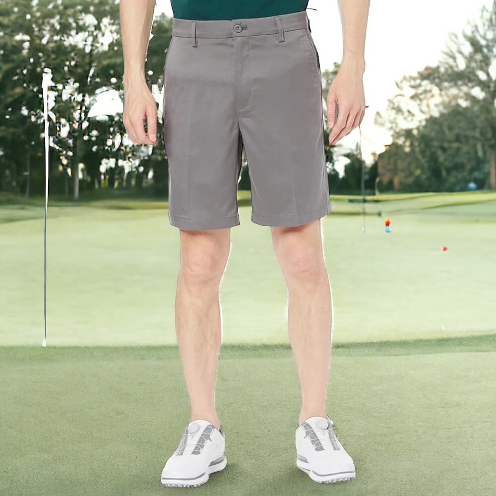 NEW Amazon Essentials Men's Classic Fit Stretch GOLF SHORT 36W Gray Shorts NWT!